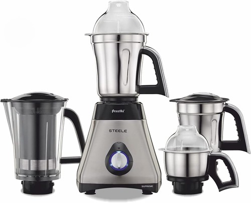Preethi steel 208 750 watt - mg-208, 750-watt
