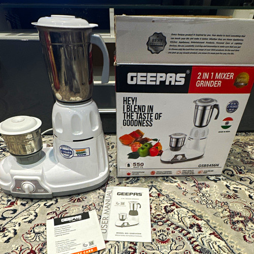 Geepas gsb5456n 550w - 550w, 2-in-1